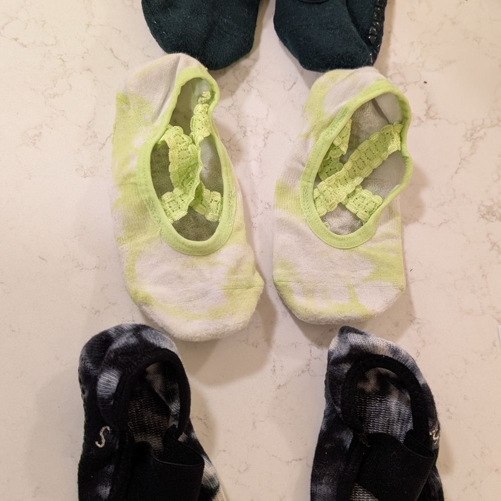 Tavi And Toesox Pilates Grip Socks Size Small
